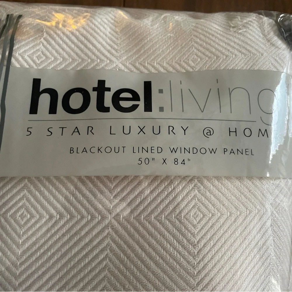 Set of 2 Gray blackout lined curtains 50 X 84